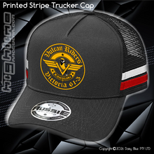 Load image into Gallery viewer, STRIPE Trucker Cap - Vulcan Riders 2024