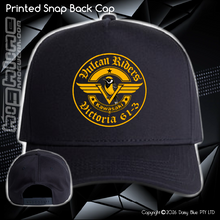 Load image into Gallery viewer, Printed Snap Back CAP - Vulcan Riders 2024