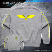 Load image into Gallery viewer, Relaxed Crew Sweater - Vulcan Riders Victoria