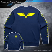 Load image into Gallery viewer, Relaxed Crew Sweater - Vulcan Riders Victoria