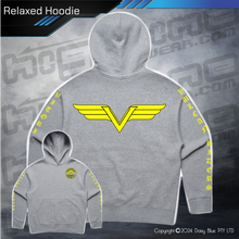 Load image into Gallery viewer, Relaxed Hoodie - Vulcan Riders Victoria