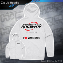 Load image into Gallery viewer, Zip Up Hoodie - Wangaratta City Raceway