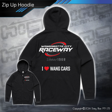 Load image into Gallery viewer, Zip Up Hoodie - Wangaratta City Raceway