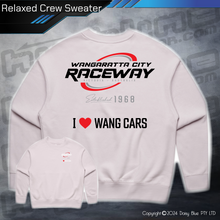 Load image into Gallery viewer, Relaxed Crew Sweater - Wangaratta City Raceway