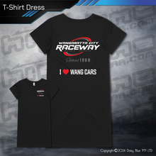 Load image into Gallery viewer, T-Shirt Dress - Wangaratta City Raceway