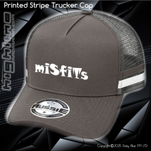 Load image into Gallery viewer, STRIPE Trucker Cap - 2Wheel Misfits