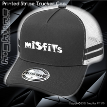 Load image into Gallery viewer, STRIPE Trucker Cap - 2Wheel Misfits