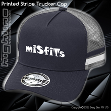 Load image into Gallery viewer, STRIPE Trucker Cap - 2Wheel Misfits