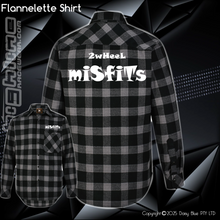 Load image into Gallery viewer, Flannelette Shirt - 2Wheel Misfits