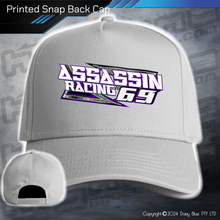 Load image into Gallery viewer, Printed Snap Back CAP - Assassin Racing