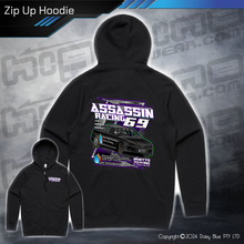 Load image into Gallery viewer, Zip Up Hoodie - Assassin Racing