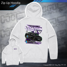 Load image into Gallery viewer, Zip Up Hoodie - Assassin Racing