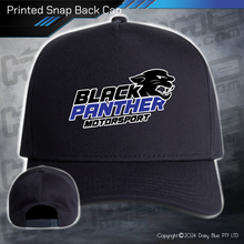 Load image into Gallery viewer, Printed Snap Back CAP - Gavin Black