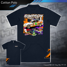 Load image into Gallery viewer, Cotton Polo - Simpson Racing Team