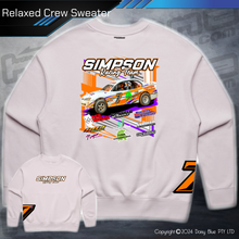 Load image into Gallery viewer, Relaxed Crew Sweater - Simpson Racing Team