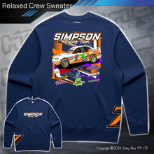 Load image into Gallery viewer, Relaxed Crew Sweater - Simpson Racing Team
