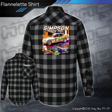 Load image into Gallery viewer, Flannelette Shirt - Simpson Racing Team
