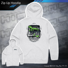 Load image into Gallery viewer, Zip Up Hoodie - Pit Lizard Hunter