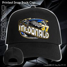 Load image into Gallery viewer, Printed Snap Back CAP - Corey McDonald