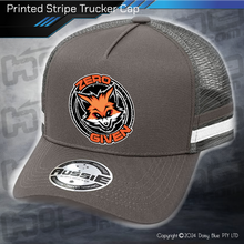 Load image into Gallery viewer, STRIPE Trucker Cap - Zero Fox Given