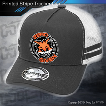 Load image into Gallery viewer, STRIPE Trucker Cap - Zero Fox Given