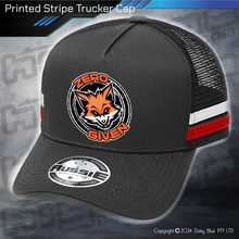Load image into Gallery viewer, STRIPE Trucker Cap - Zero Fox Given