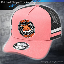 Load image into Gallery viewer, STRIPE Trucker Cap - Zero Fox Given