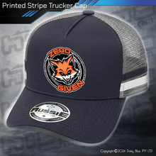 Load image into Gallery viewer, STRIPE Trucker Cap - Zero Fox Given