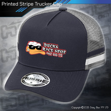 Load image into Gallery viewer, STRIPE Trucker Cap - Ducks Race Shop
