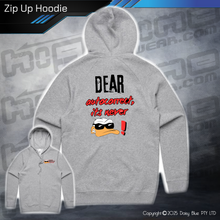 Load image into Gallery viewer, Zip Up Hoodie - Ducks Dear Autocorrect...