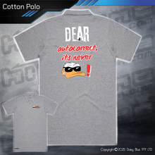 Load image into Gallery viewer, Cotton Polo - Ducks Dear Autocorrect...
