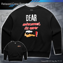 Load image into Gallery viewer, Relaxed Crew Sweater - Ducks Dear Autocorrect...
