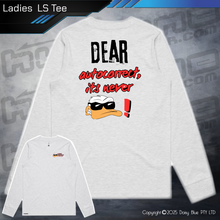 Load image into Gallery viewer, Long Sleeve Tee - Ducks Dear Autocorrect...