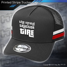 Load image into Gallery viewer, STRIPE Trucker Cap - Infield CRASH