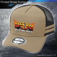 Load image into Gallery viewer, STRIPE Trucker Cap - Super Rods Easter Trail 2025