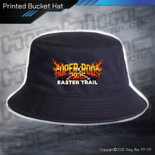 Load image into Gallery viewer, Printed Bucket Hat - Super Rods Easter Trail 2025