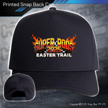 Load image into Gallery viewer, Printed Snap Back CAP - Super Rods Easter Trail 2025
