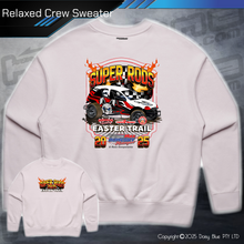 Load image into Gallery viewer, Relaxed Crew Sweater - Super Rods Easter Trail 2025