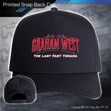 Load image into Gallery viewer, Printed Snap Back CAP - Graham West