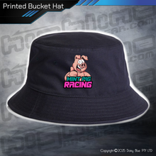 Load image into Gallery viewer, Printed Bucket Hat - Mint Pig 2025