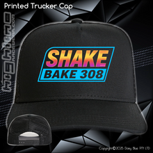 Load image into Gallery viewer, Printed Trucker Cap - Shake Bake 308 Sunset