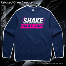 Load image into Gallery viewer, Relaxed Crew Sweater - Shake, Bake & 308 Pink