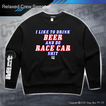 Load image into Gallery viewer, Relaxed Crew Sweater - Infield RACE CAR SH*T