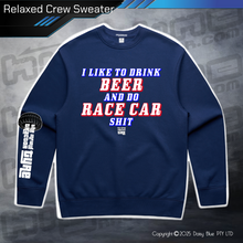 Load image into Gallery viewer, Relaxed Crew Sweater - Infield RACE CAR SH*T