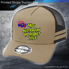 Load image into Gallery viewer, STRIPE Trucker Cap - GP Midget Australian Title 2025