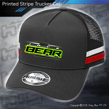 Load image into Gallery viewer, STRIPE Trucker Cap - Jack Bear