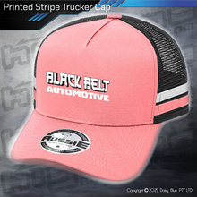 Load image into Gallery viewer, STRIPE Trucker Cap - Black Belt Automotive