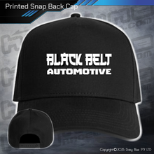 Load image into Gallery viewer, Printed Snap Back CAP - Black Belt Automotive