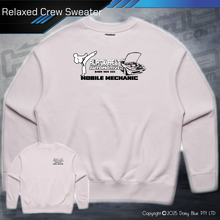 Load image into Gallery viewer, Relaxed Crew Sweater - Black Belt Automotive