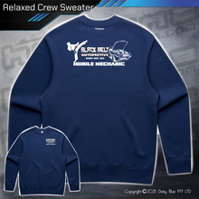Load image into Gallery viewer, Relaxed Crew Sweater - Black Belt Automotive